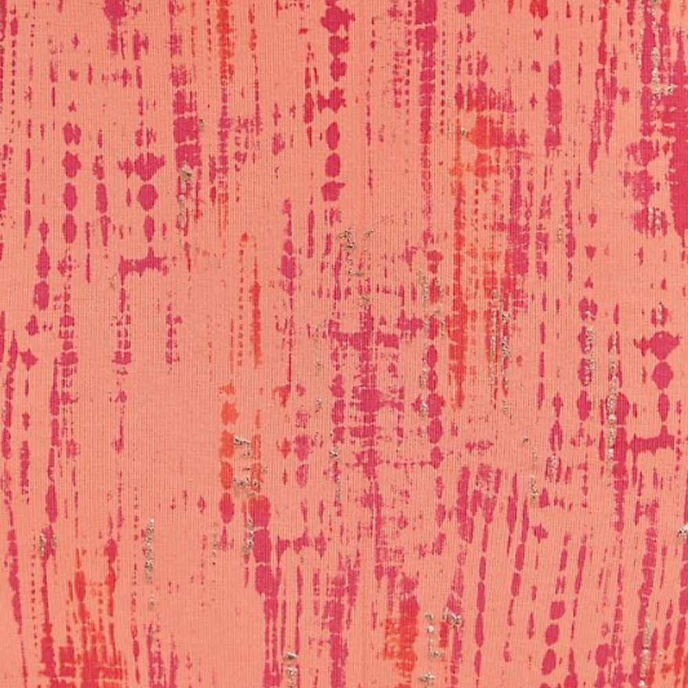 Super Soft Cold Shoulder Orange Tie Dye T-Shirt Dress - Picture 7 of 7